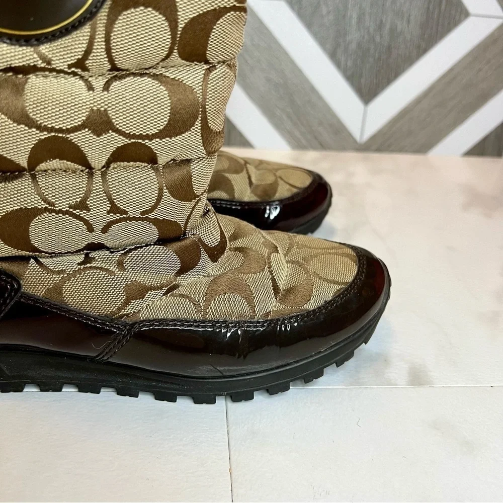 Coach Jordy boots size 5.5 brown